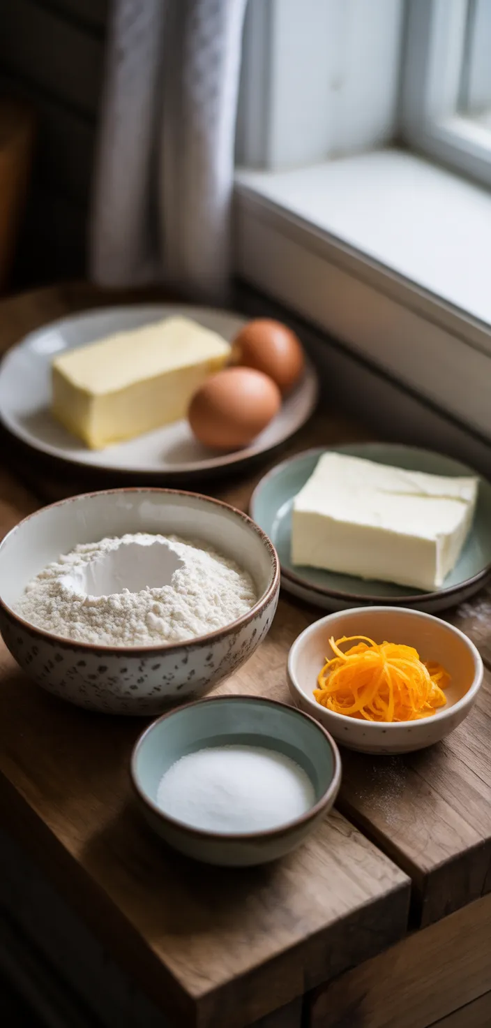 Ingredients photo for Fresh Orange Cake Recipe
