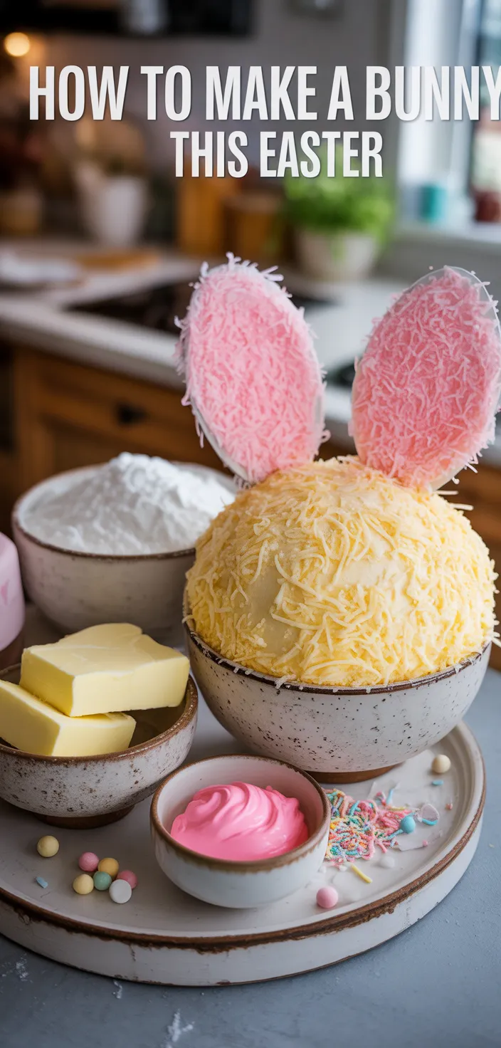 Ingredients photo for How To Make A Bunny Cake This Easter Recipe