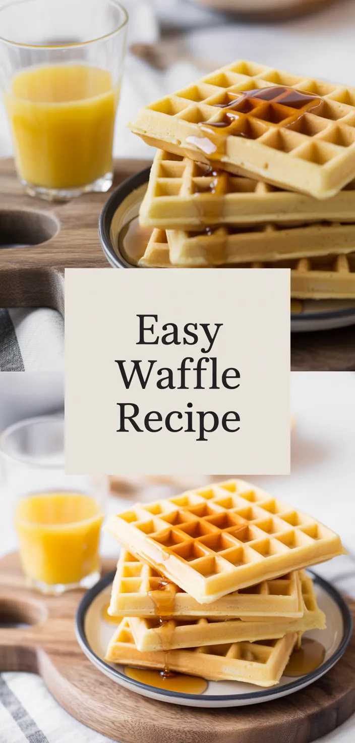 A photo of Easy Waffle Recipe