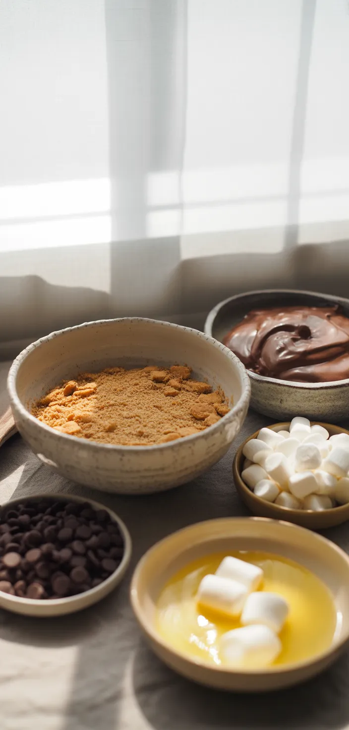 Ingredients photo for Frozen S'mores Recipe