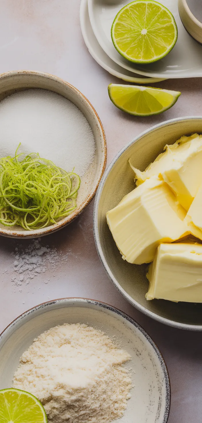 Ingredients photo for Margarita Cake With Tequila Lime Buttercream Recipe