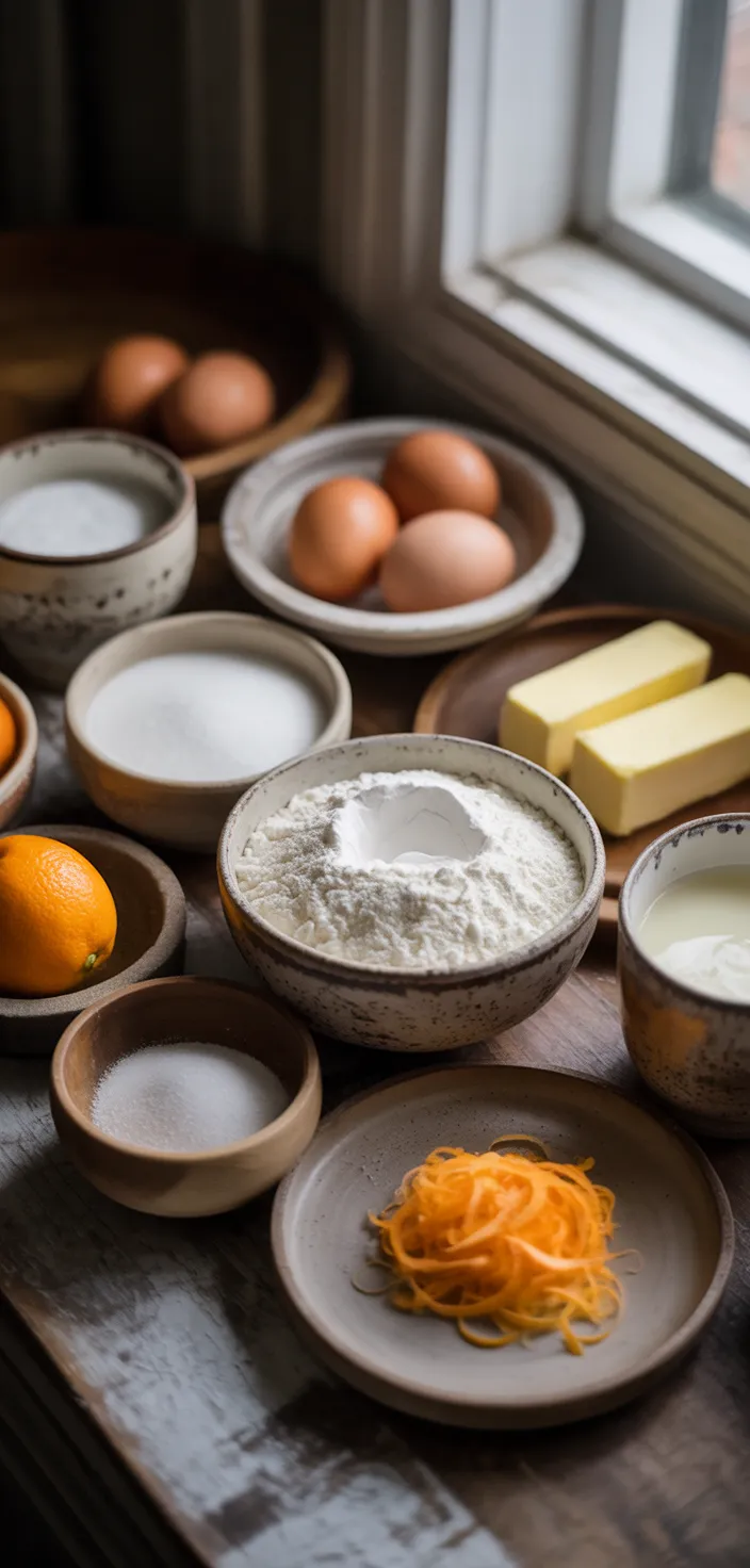 Ingredients photo for Orange Dreamsicle Cake Recipe