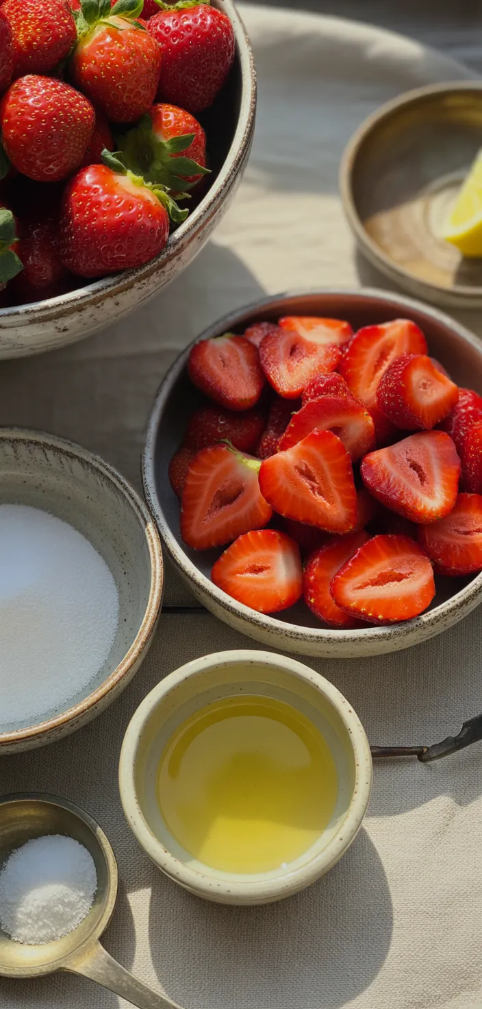 Ingredients photo for Strawberry Glaze Recipe