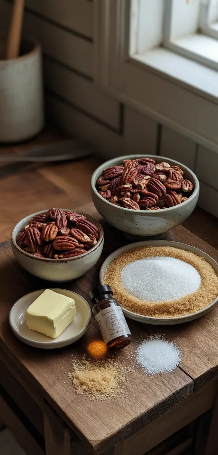 Ingredients photo for The BEST Souther Praline Pecans Recipe!