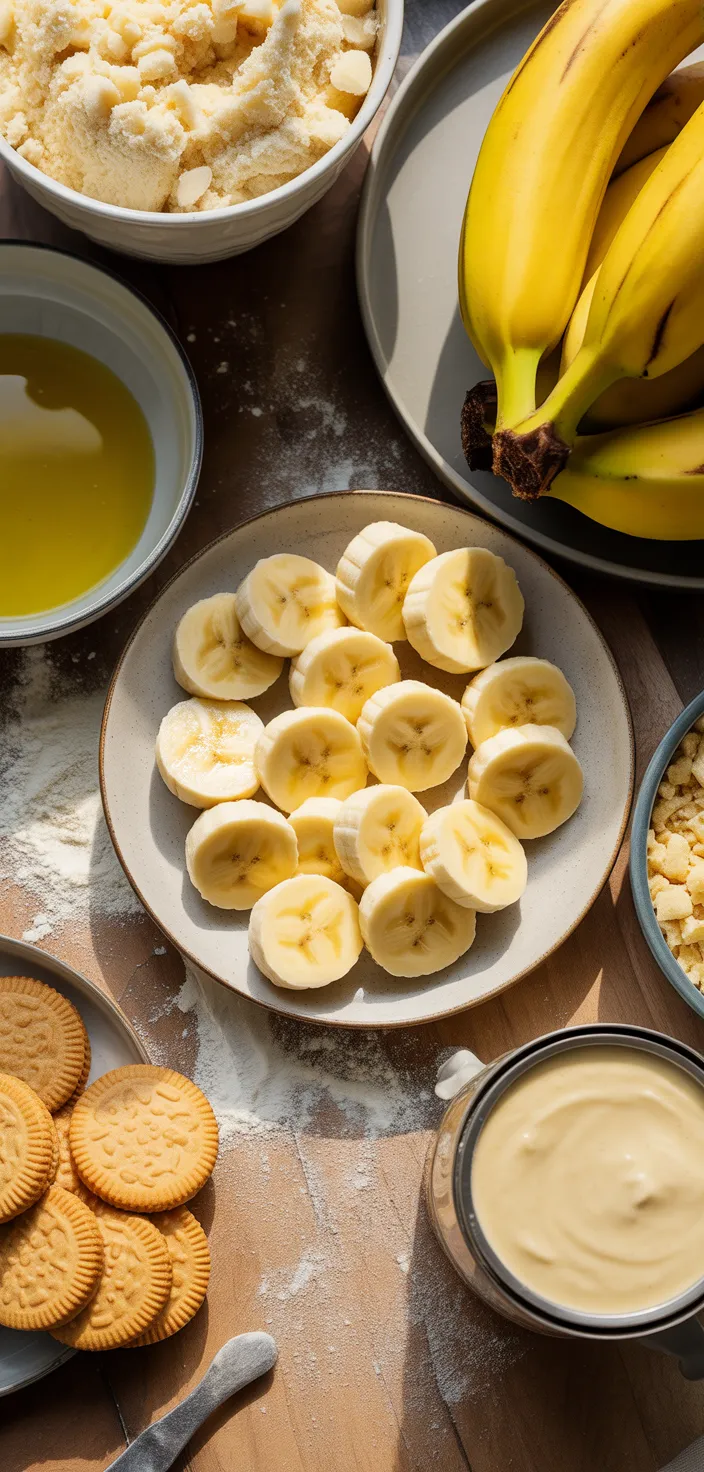 Ingredients photo for The Best Banana Pudding Poke Cake Recipe Every!