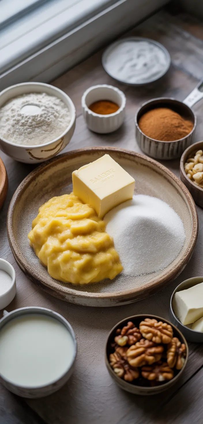 Ingredients photo for Best Banana Cake Recipe