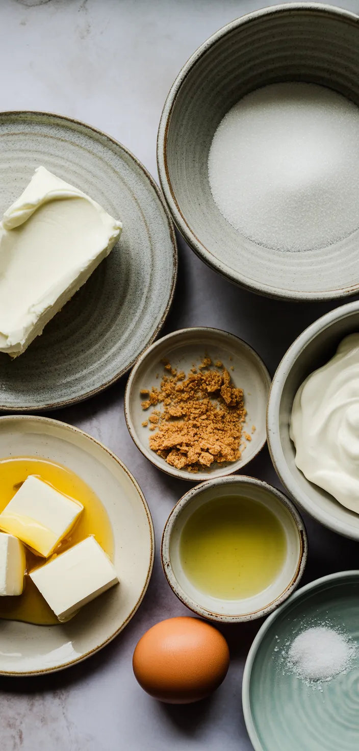 Ingredients photo for The Best Easy Cheesecake Recipe