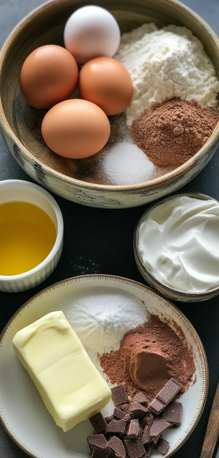 Ingredients photo for Bûche De Noël Recipe (Yule Log Cake)