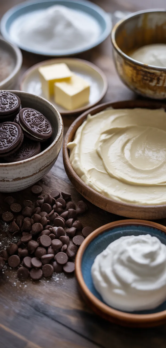 Ingredients photo for Baileys Irish Cream Cheesecake Recipe