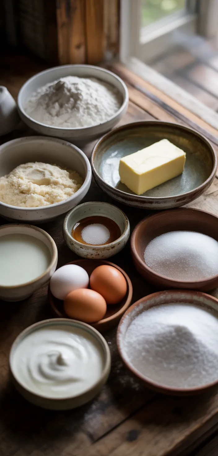 Ingredients photo for The Best Vanilla Cake Recipe (Reader Favorite!)