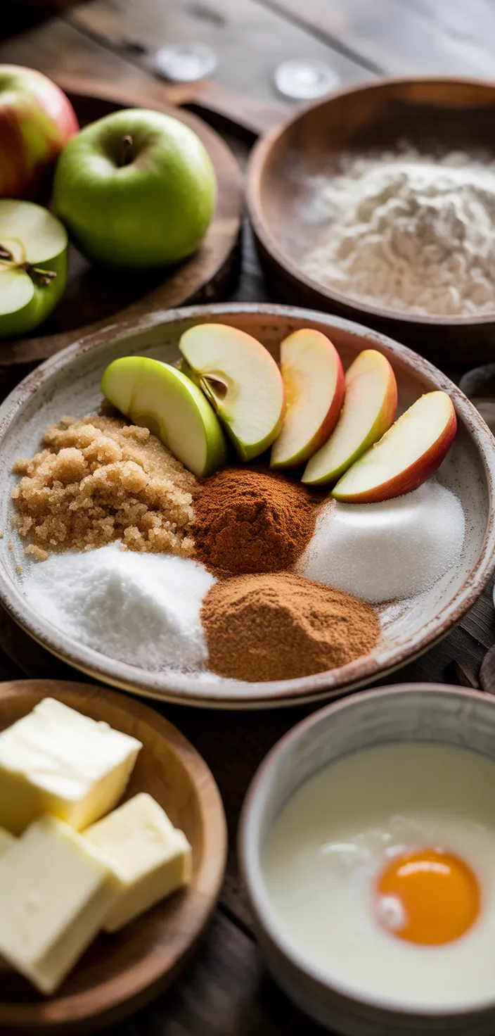 Ingredients photo for Grandma’s Apple Cobbler Recipe Fresh From The Farm