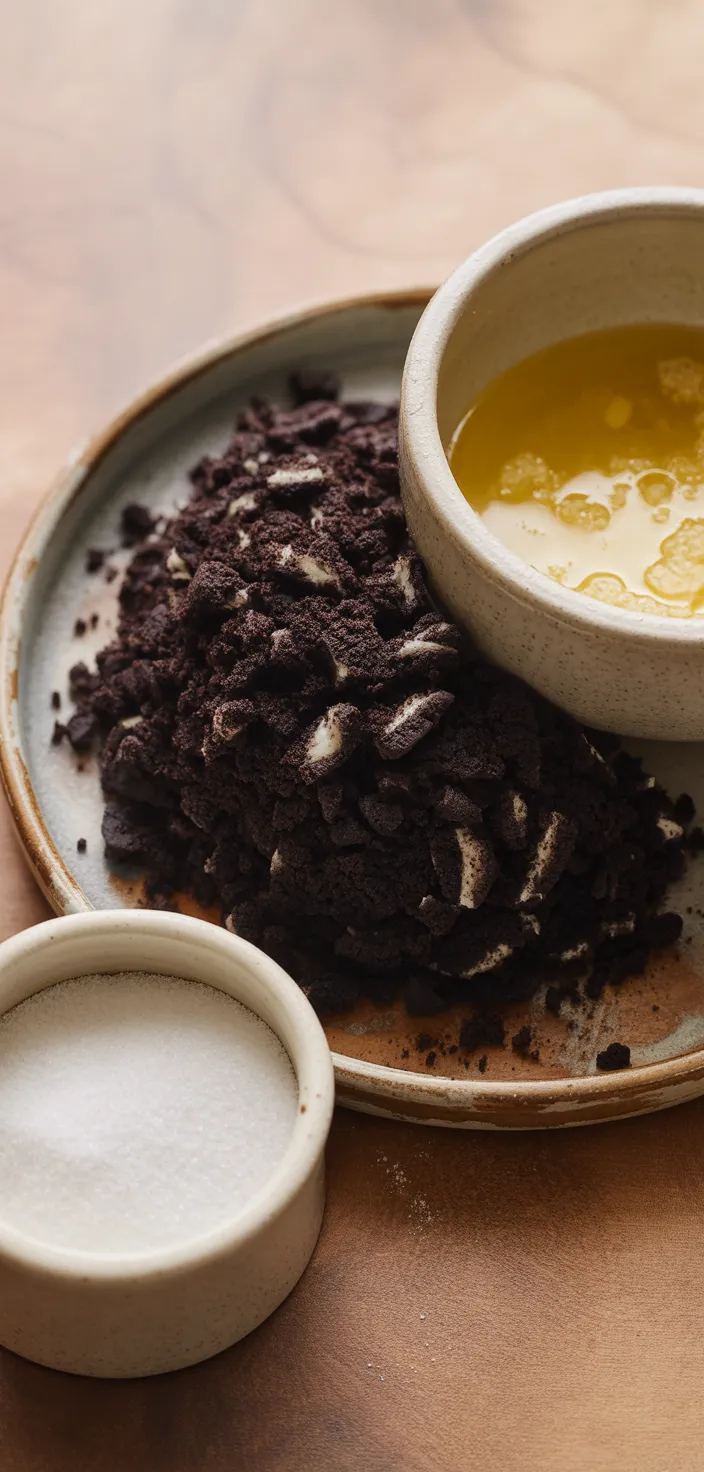 Ingredients photo for Oreo Pie Crust Recipe