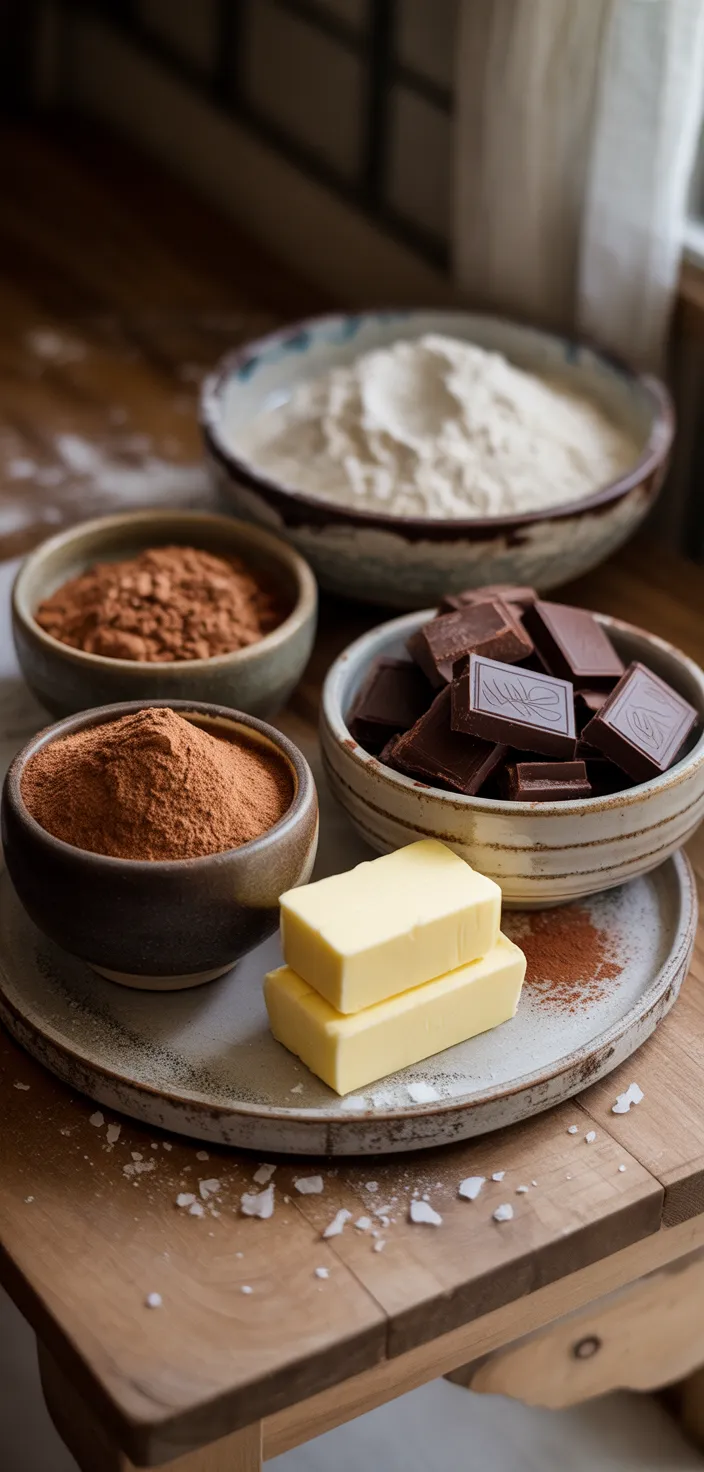 Ingredients photo for Chewy Chocolate Espresso Cookies Recipe