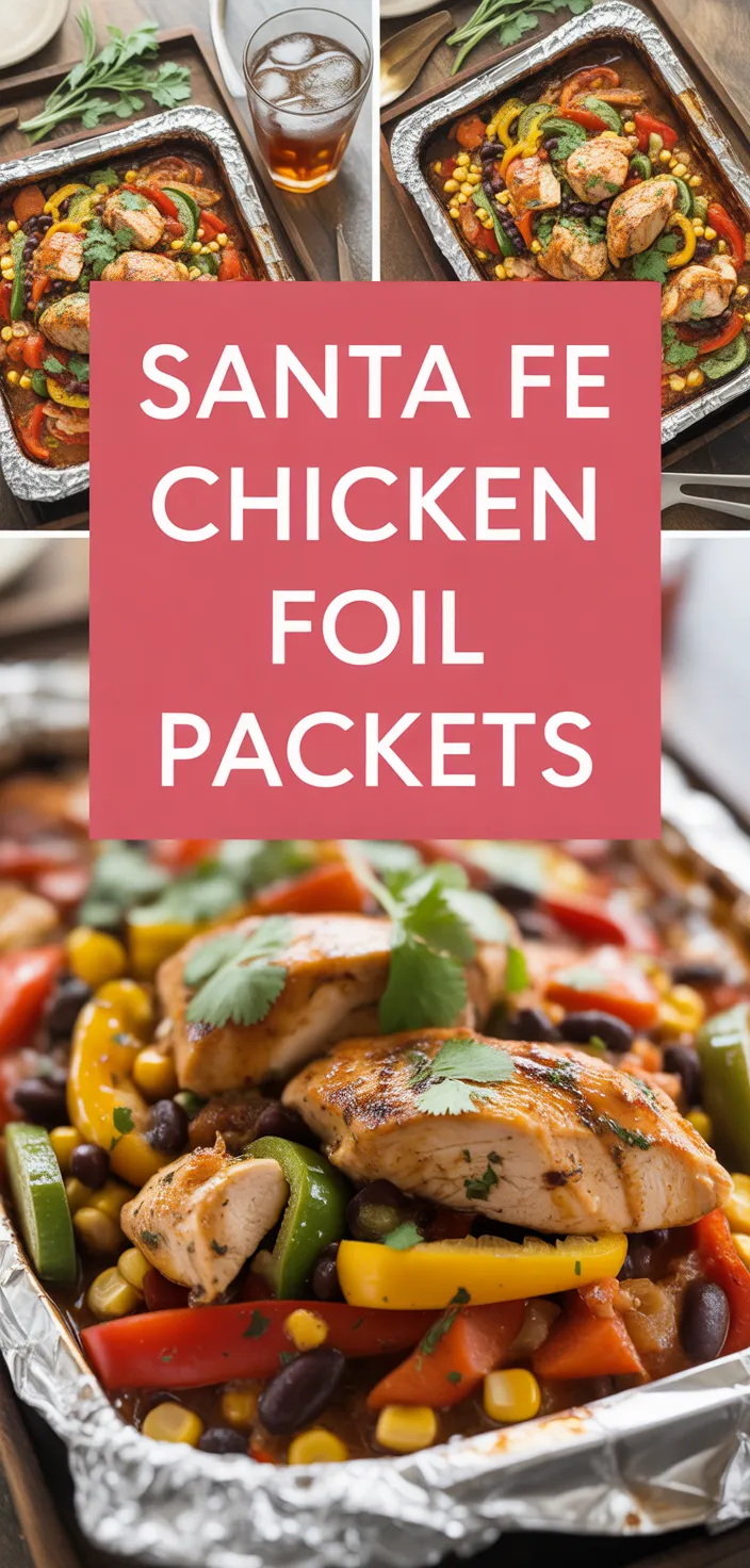 A photo of Santa Fe Chicken Foil Packets Recipe