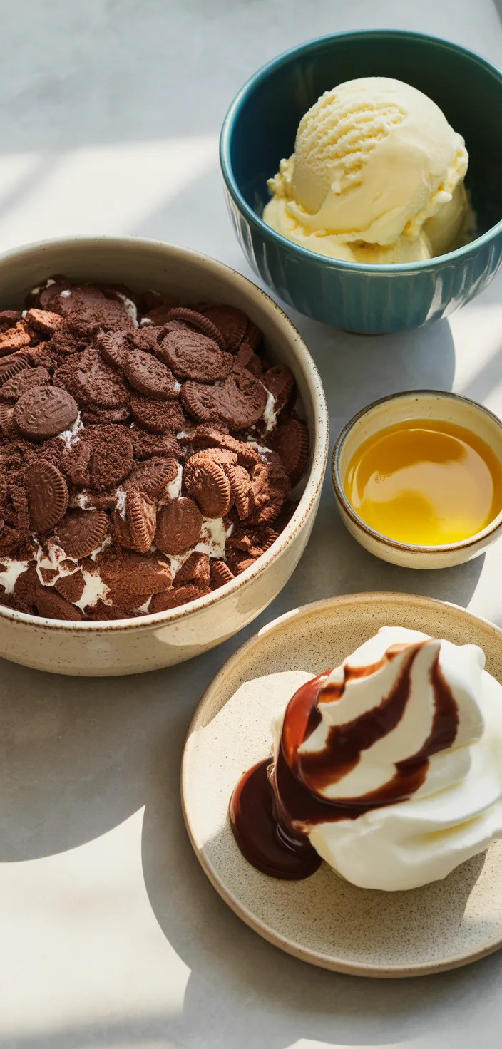 Ingredients photo for Easy Ice Cream Cake Recipe!!