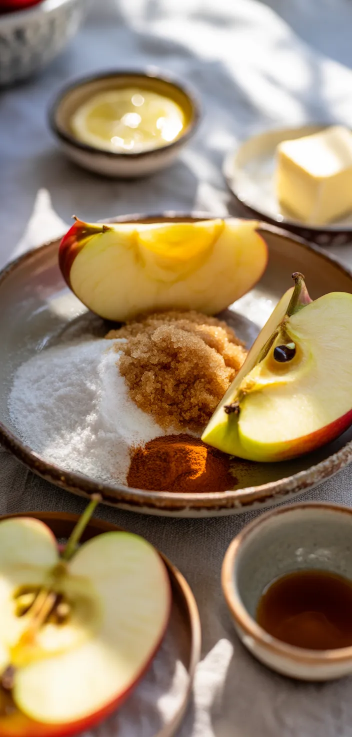 Ingredients photo for Homemade Apple Pie Filling Recipe