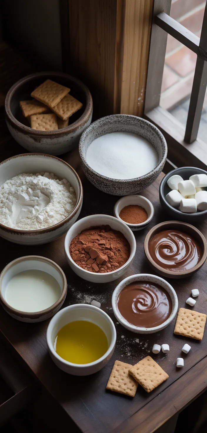 Ingredients photo for The Best S'mores Cupcakes Recipe