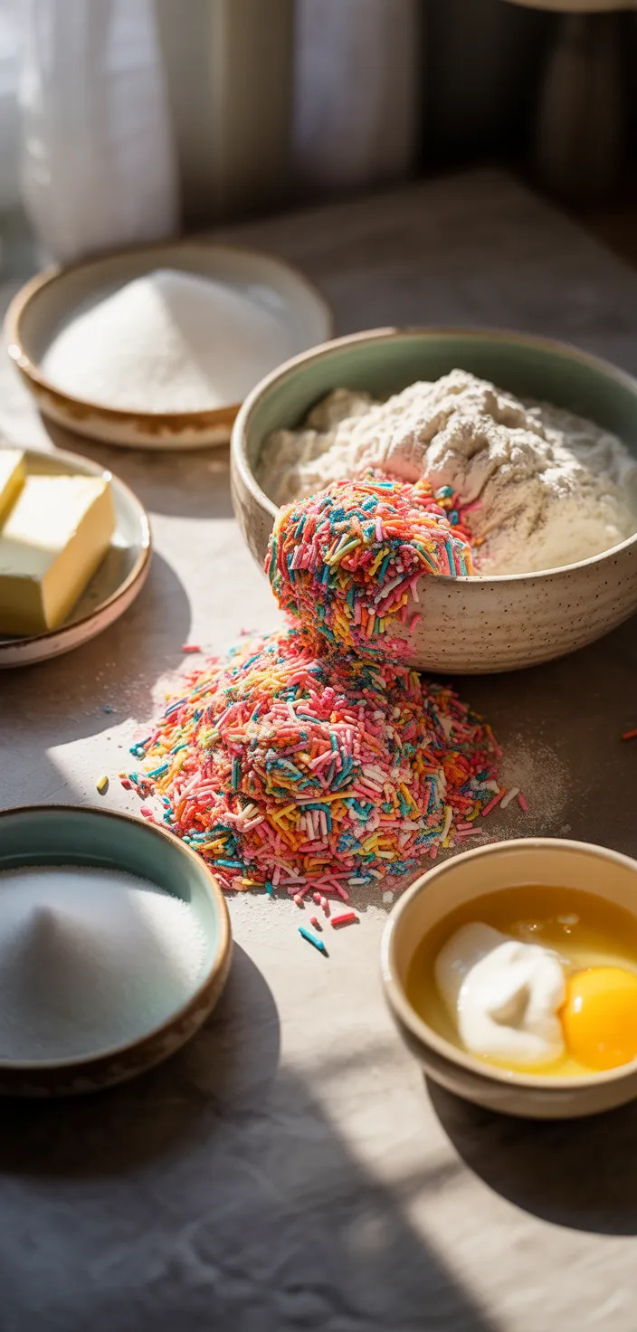 Ingredients photo for Unicorn Cookies Recipe