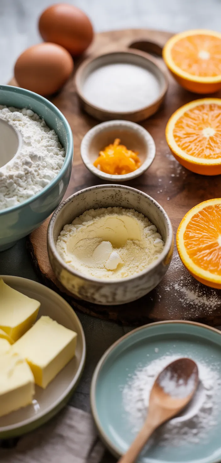 Ingredients photo for Deliciously Moist Orange Creamsicle Cupcakes Recipe