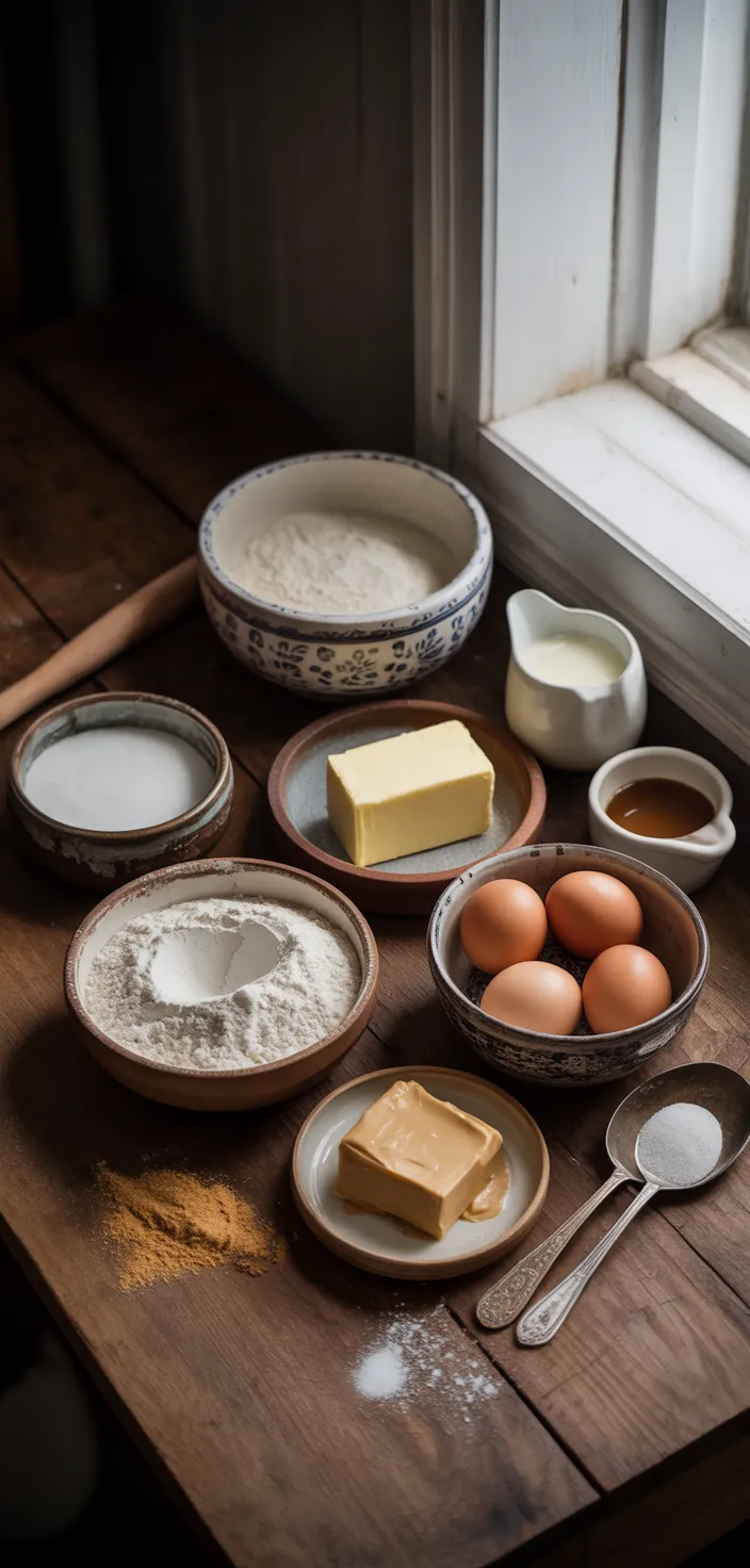 Ingredients photo for Easy Butterscotch Cake Recipe