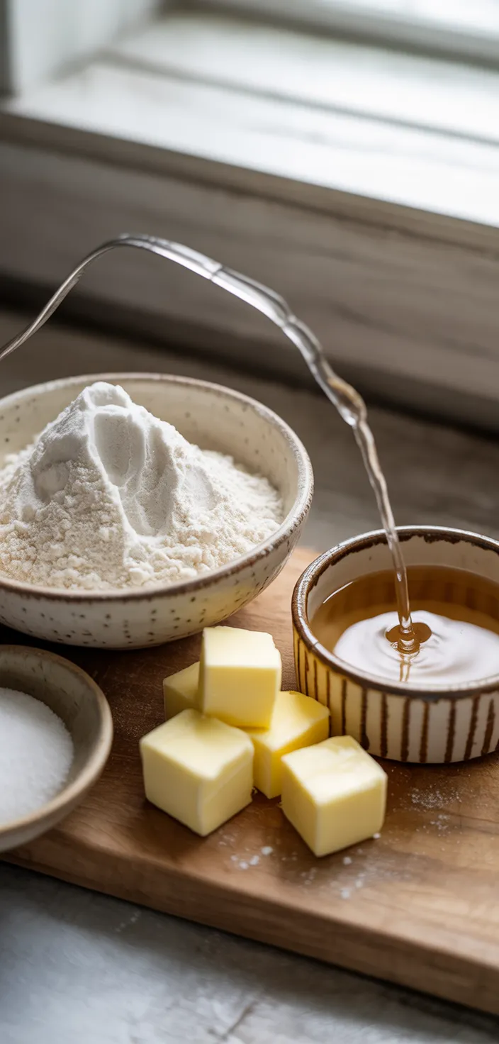 Ingredients photo for Flaky Homemade Butter Pie Crust Recipe