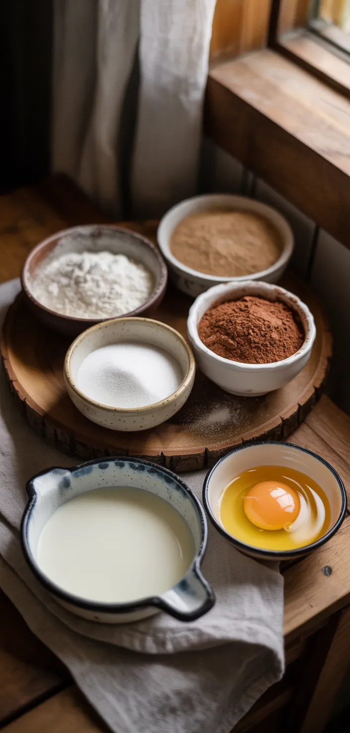 Ingredients photo for Hot Fudge Chocolate Pudding Cake Recipe