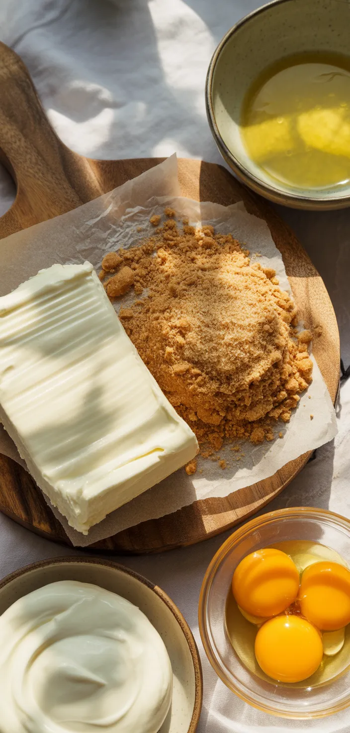 Ingredients photo for THE BEST INSTANT POT CHEESECAKE Recipe