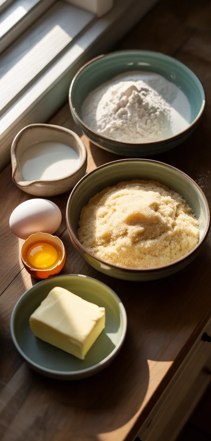 Ingredients photo for No Chill Sugar Cookie Cut Outs Recipe