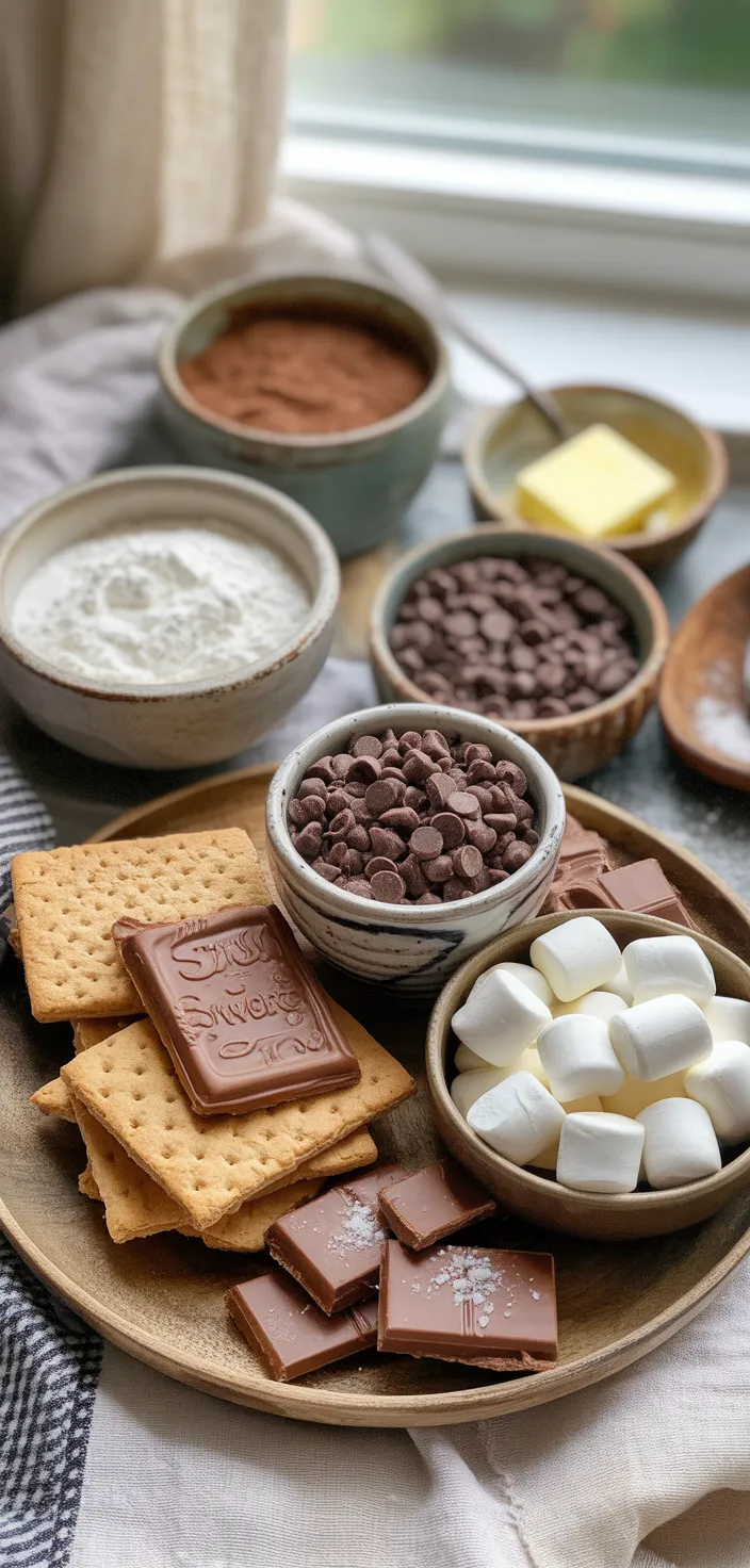 Ingredients photo for S'mores Cupcakes: The Delicious Flavors Of Smores In A Cupcake! Recipe