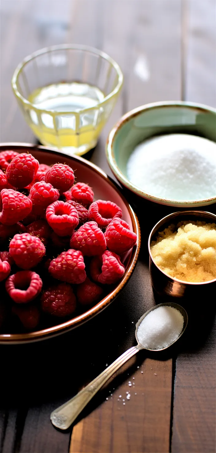 Ingredients photo for Easy Raspberry Sauce Recipe