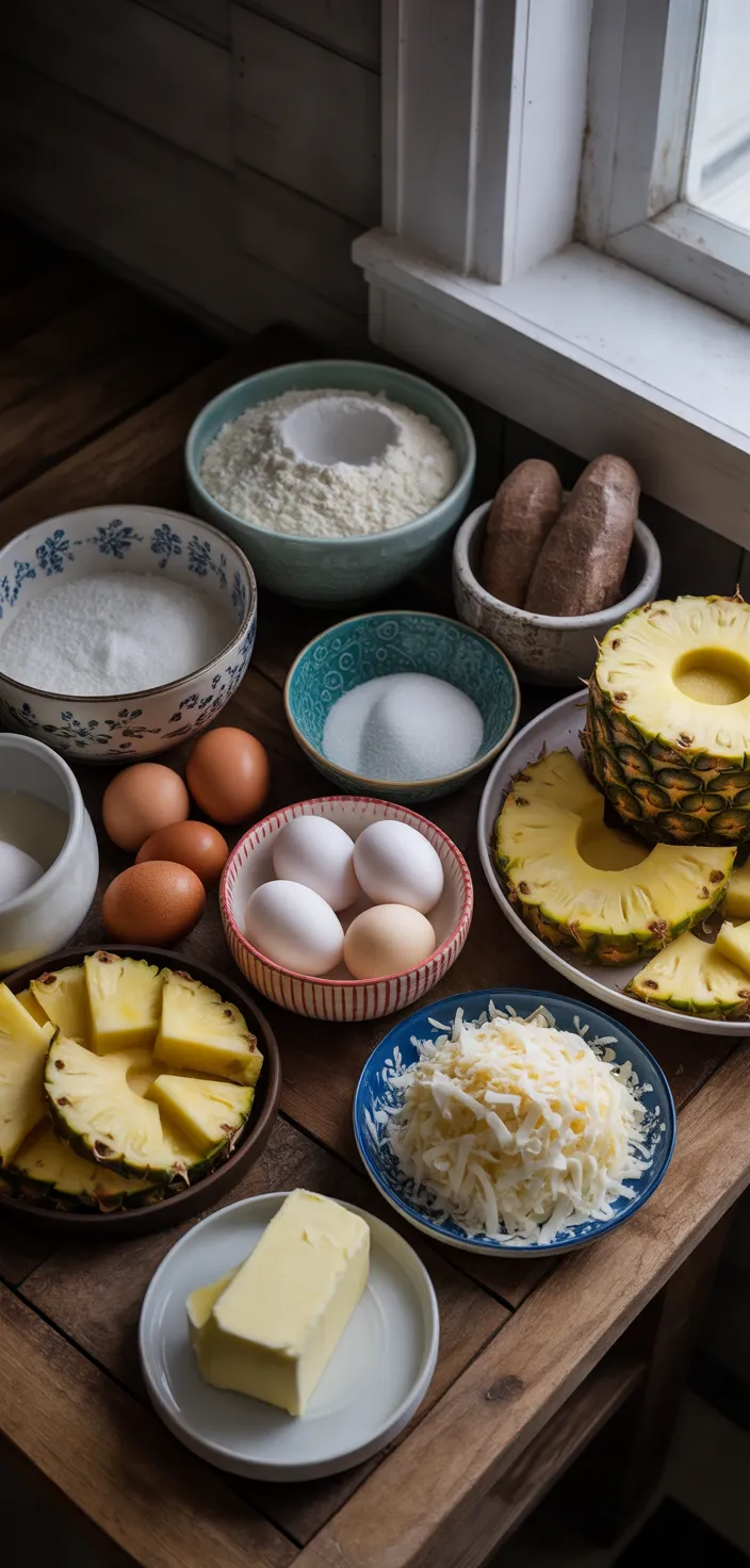 Ingredients photo for The BEST Pineapple Coconut Cake Recipe