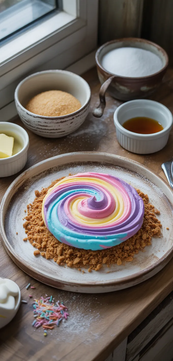Ingredients photo for Unicorn Cheesecake Recipe